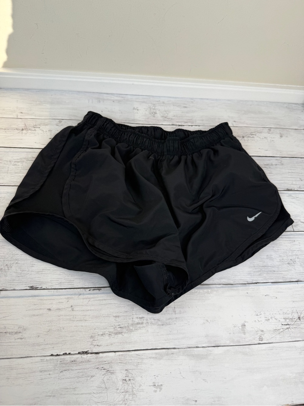 Nike Women’s Black Running Shorts with Reflective Swoosh